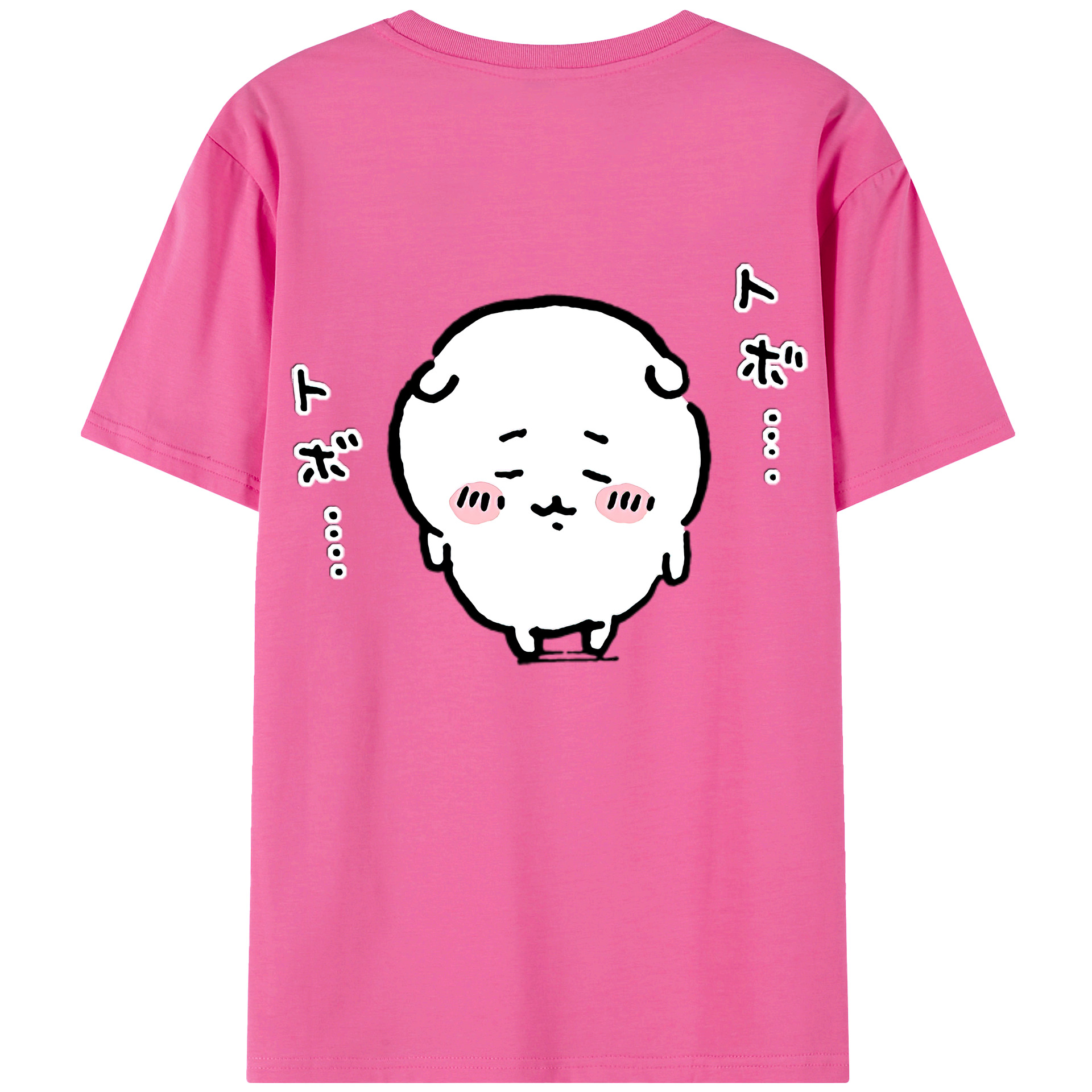 （画像用） ちいかわ ちいかわ Chii-kawa chiikawa レディース半袖Tシャツ(バックプリント)